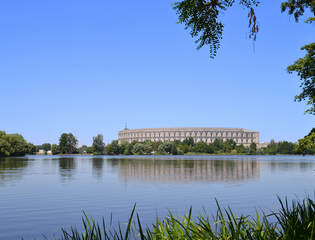 Dutzendteich lake with Congress Hall